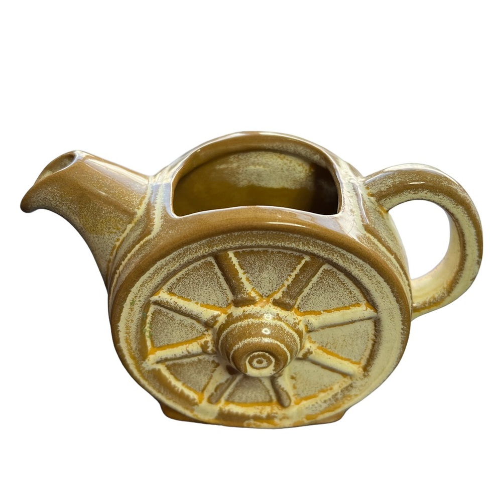 Vintage Frankoma Pottery Mini Teapot Without Lid 94J 4” tall. 
Missing Lid.